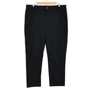 NWT J.Crew Factory High-Rise Straight Leg Girlfriend Chino Pant In Black Size 14